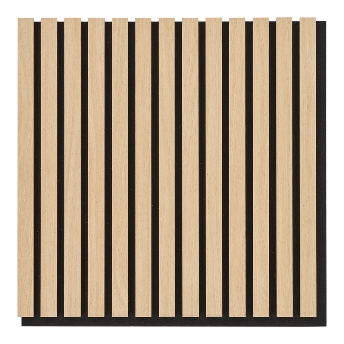Akustikpanel, træfiner, natur, egetræslook 520x520x22 mm fra House Nordic