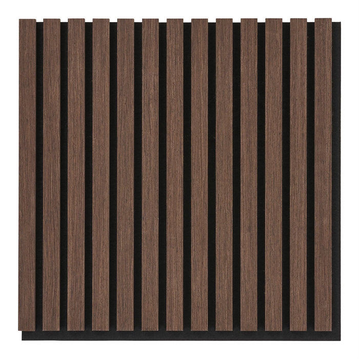 Akustikpanel, træfiner, natur, valnødslook 520x520x22 mm fra House Nordic