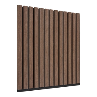 Akustikpanel, træfiner, natur, valnødslook 520x520x22 mm fra House Nordic