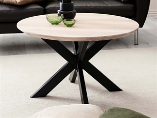 Miljøbillede med Opus Sofa Base sofabordben i sort fra House of Sander
