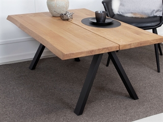 Miljøbillede med VS Sofa Base sofabordben i sort fra House of Sander