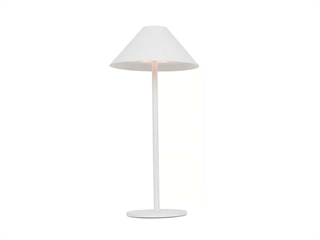 Era genopladelig LED bordlampe i hvid fra House of Sander.