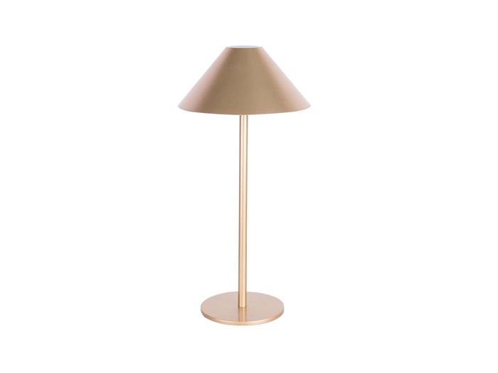 Era genopladelig LED bordlampe i guld (messing) fra House of Sander.