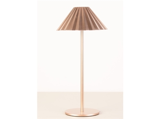 Uma opladelig LED bordlampe i messing/guld fra House Of Sanders.