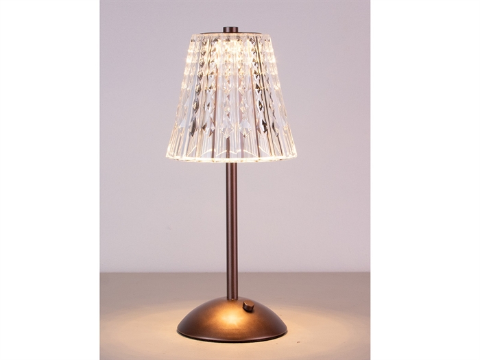 Silva opladelig LED bordlampe i mocca fra House Of Sanders.