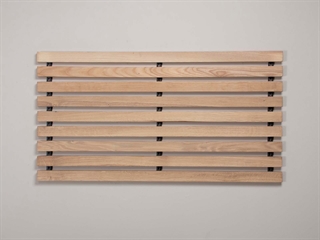 2Easy egetræs vægpanel 52x98 hvid olieret fra House of Sander.