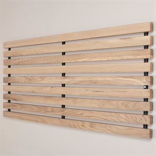 2Easy egetræs vægpanel 52x130 hvid olieret fra House of Sander.