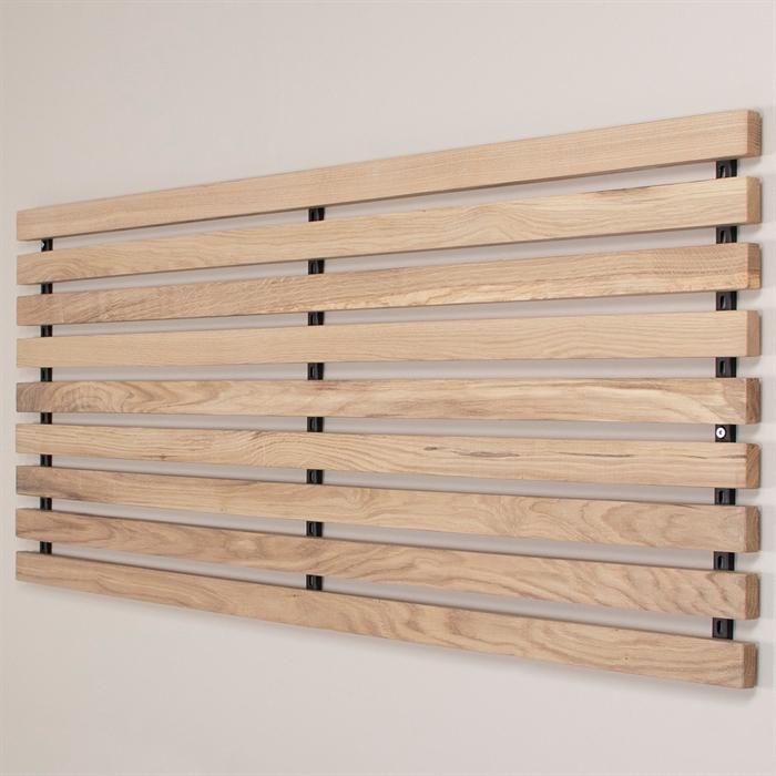 2Easy egetræs vægpanel 52x130 hvid olieret fra House of Sander.