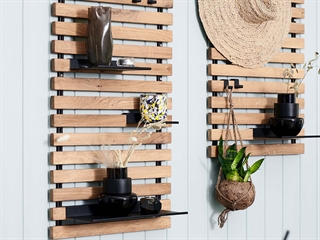 Miljøbillede af 2Easy egetræs vægpanel 100x50 natur olieret fra House of Sander.