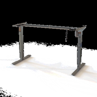 Elegant hæve sænkestel i høj kvalitet fra Conset i krom.