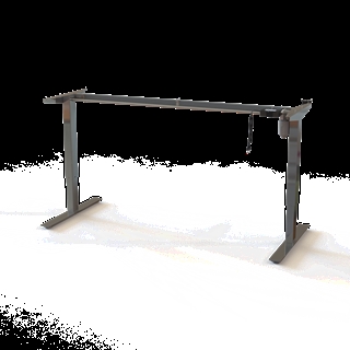 Elegant hæve sænkestel i høj kvalitet fra Conset i krom.