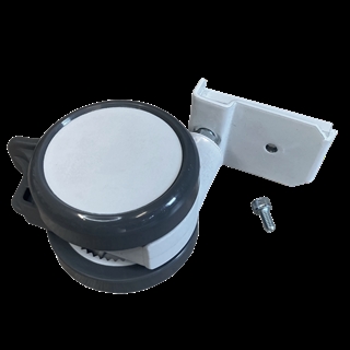 Møbelhjul i hvid til Conset bordserier 501-9 og 501-37