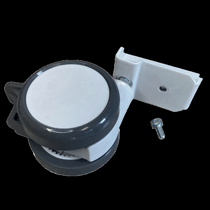 Møbelhjul i hvid til Conset bordserier 501-9 og 501-37