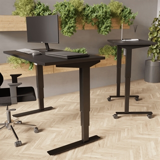 Miljøbillede af 501-37 Børne/junior hæve/sænkebord 100x60 cm i sort/sort fra Conset 