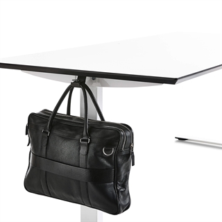 Taskekrog til skole- og skriveborde i sort fra FTI.