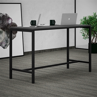 Miljøbillede med Monik højbord til 6 persone fra FTI i antracit.