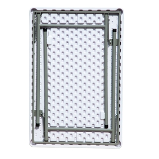 American klapbord 58x91 cm fra FTI i hvid/grå vist sammenklappet.