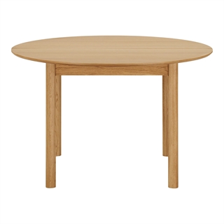 Bundaberg Spisebord i eg med 2 tillægsplader fra House Nordic - her vist uden tillægsplader isat.