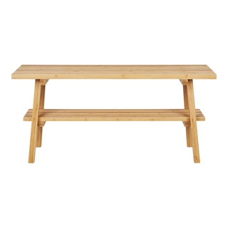 Ember lille bænk i bambus fra House Nordic.