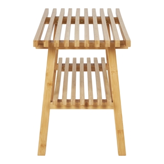 Ember lille bænk i bambus fra House Nordic.