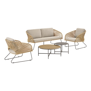 House Nordic - Novella Loungesæt (beige, sand)