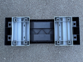 Reebok stepbænk - set nedefra.