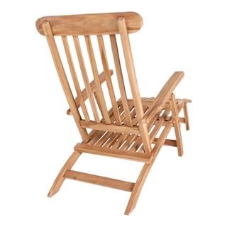 Arrecife dækstol i teak fra House Nordic.