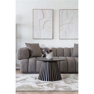 Miljøbillede med Aurora 3 pers. sofa i brun fra House Nordic.