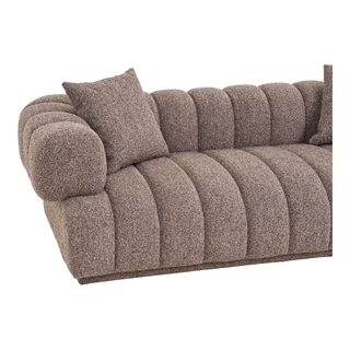 Aurora 3 pers. sofa i brun fra House Nordic.