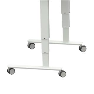 Møbelhjul i hvid til Conset bordserier 501-9 og 501-37