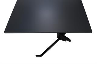 conset hævesænkebord i antracitgrå laminat
