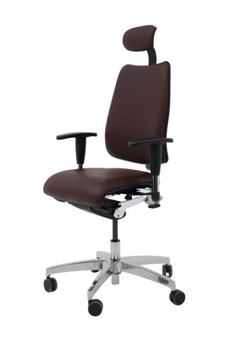 Tronhill onda executive kontorstol brun