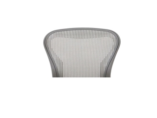 Herman Miller Aeron komplet ryg til Model B, Classic i Titanium Pellicle Quartz, Smoke.