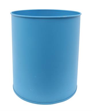 Flot og elegant papirkurv fra Durable i mat lyseblå.