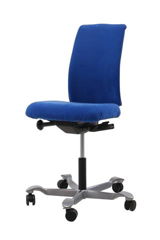 Ganske fortrinlig kontorstol i blå fra Håg