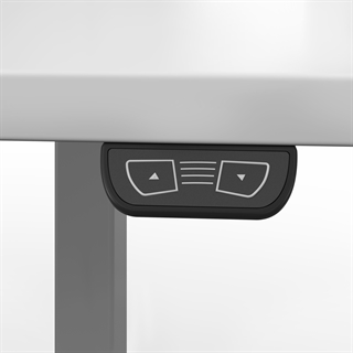 Fumac Switch hæve sænke stel i sort.