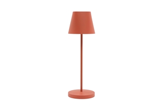 Ava opladelig LED bordlampe fra Unilux i rød.