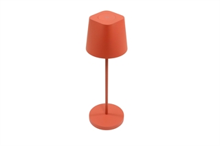 Ava opladelig LED bordlampe fra Unilux i rød.