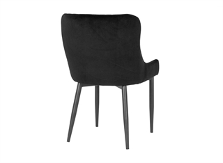 Elegant og flot stol i sort velour fra House nordic.