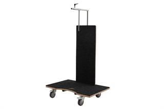 EM1 Bordvogn med ryg og pladeholder fra Easy-Mover.