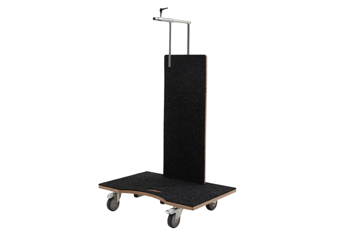 EM1 Bordvogn med ryg og pladeholder fra Easy-Mover.