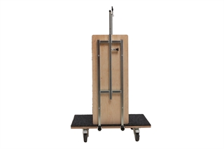 EM1 Bordvogn med ryg og pladeholder fra Easy-Mover.