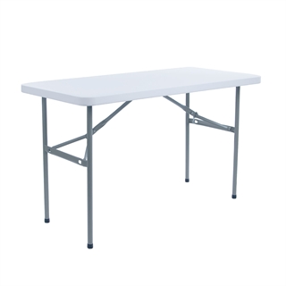 Flot klapbord i sølvgrå/hvid fra Fti.