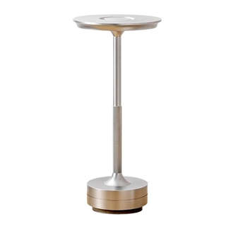 Ava LED opladelig bordlampe i sølv fra House of Sander.