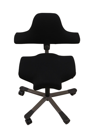 Håg Capisco kontorstol set forfra oppefra.