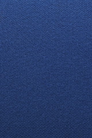 Det blå stof set tæt på.