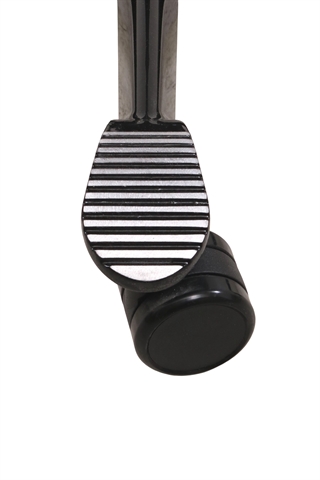 Det sorte fodkryds set tæt på.