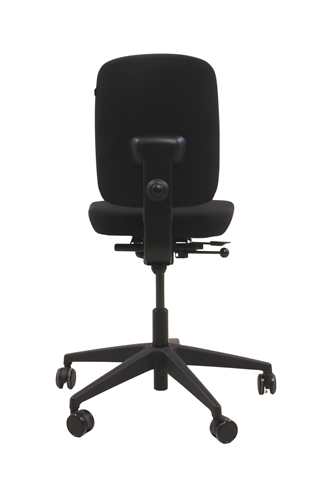 Savo kontorstol i sort set bagfra.