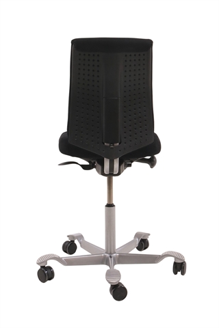 Håg H05 5300 kontorstol i sort set bagfra.