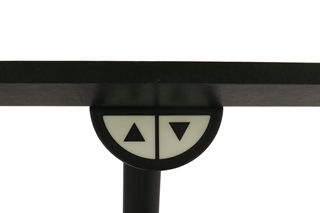 Betjeningspanelet set tæt på.